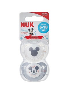 NUK Pacifier WR Silicone Mickey 2pcs 6-18M  - Image 5
