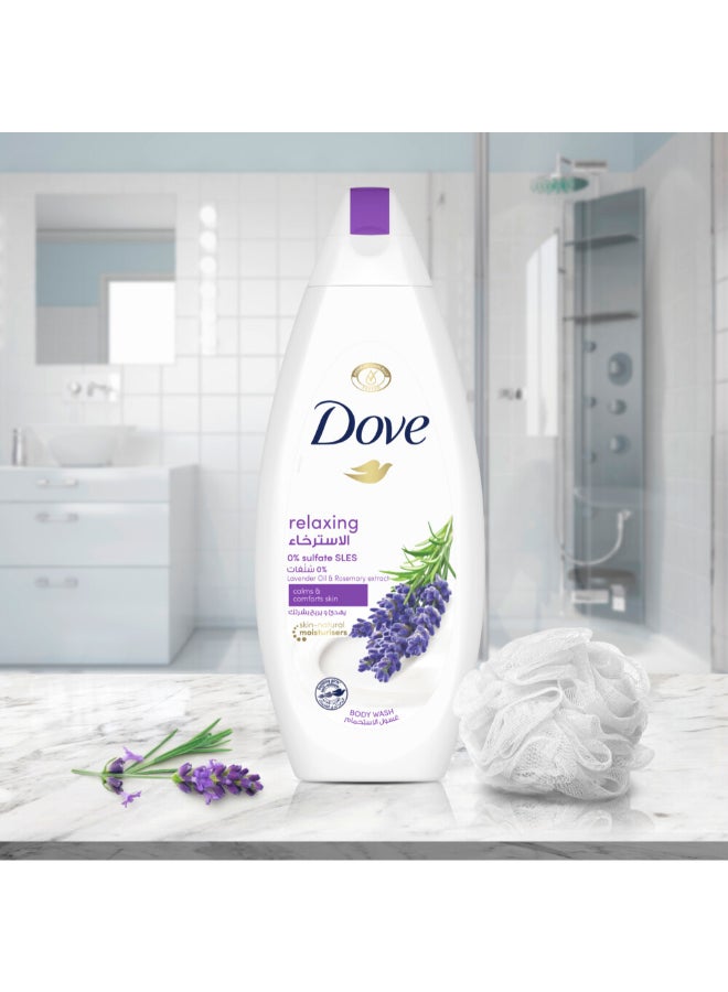 Dove - Relaxing Body Wash Lavender Oil And Rosemary Extract 500ml - Image 1