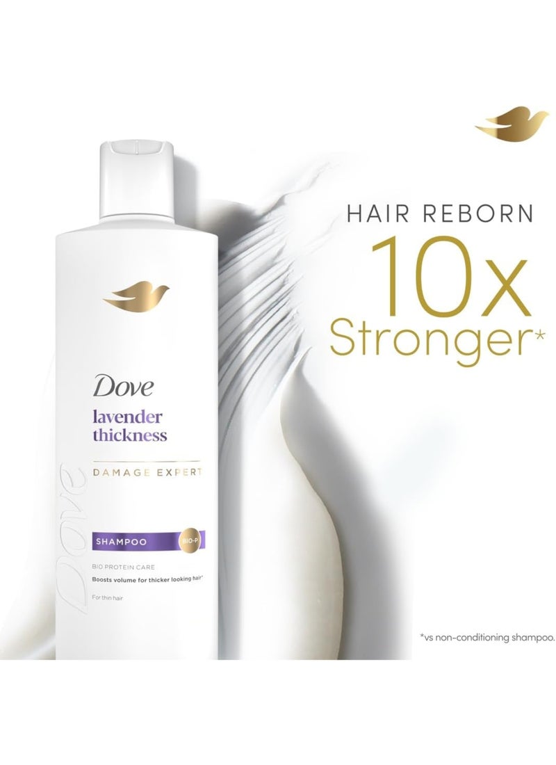 Dove Lavender Thickness Shampoo 400ml - Image 4