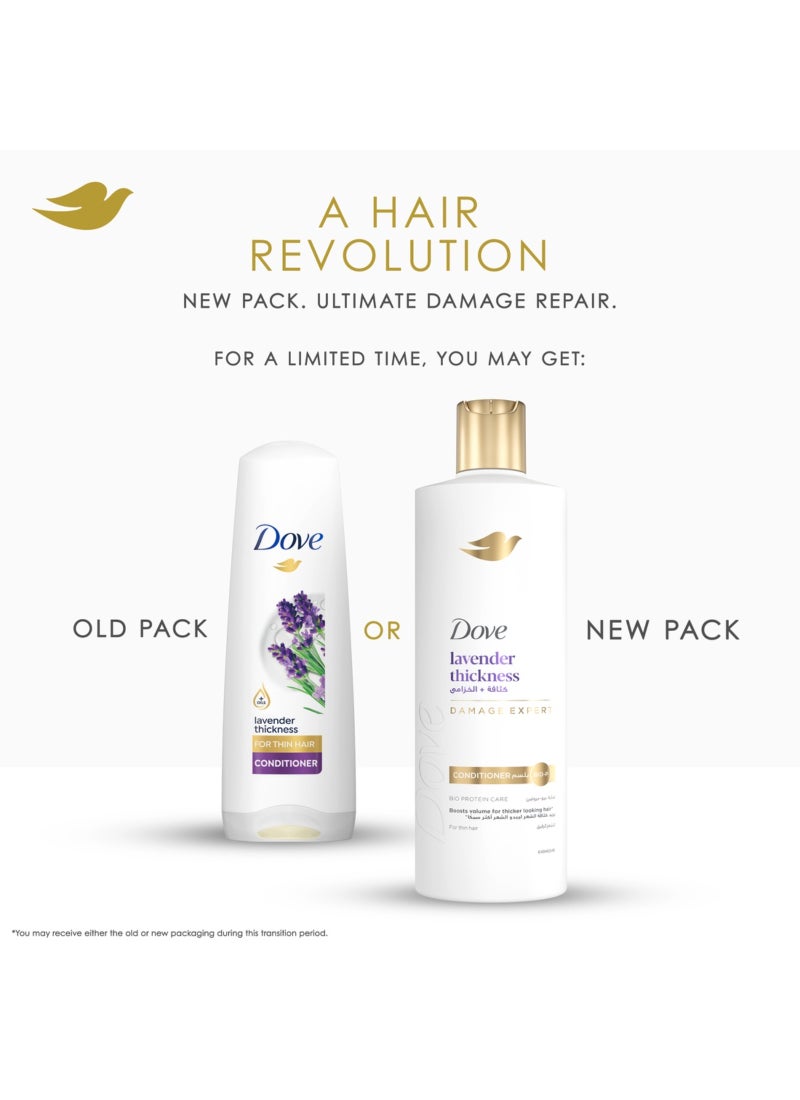 Dove Natural Conditioner Ritual Lavender Oil and Rosemary Extract 350ml - Image 3