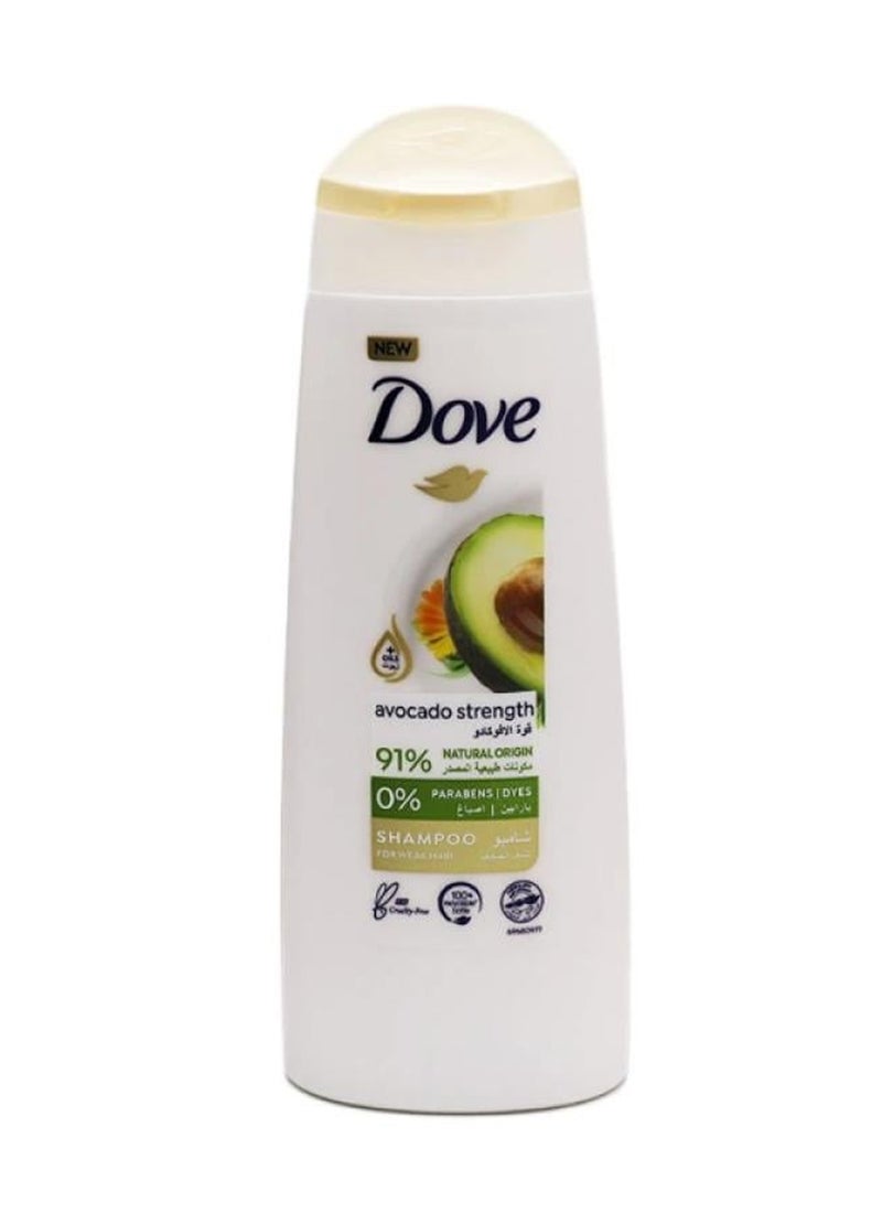 Dove - Shampoo Avocado Strength With Nourishing, Extracts Of Avocado Oil And Calendula 400ml - Image 1