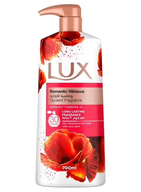 Opulent Fragrance Body Wash, Romantic Hibiscus, 30h Long-Lasting Scent, With Everscent Essential Oil 700ml