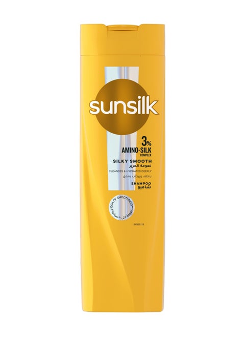 Soft And Smooth Hair Shampoo With Silk Protein Argan Oil And Vitamin C yellow 200ml