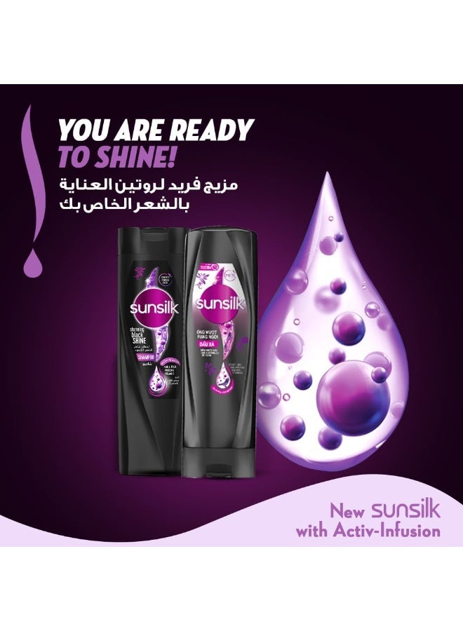 Sunsilk - Black Shine Shampoo 200ml - Image 1