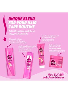 Sunsilk Shampoo Strength And Shine With Provitamin B5 Argenine And Coconut Oil Shine & Strength 400ml  - Image 5