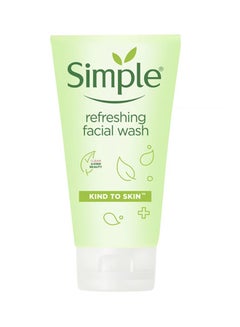 simple Refreshing Facial Wash, Soap Free, For All Skin Types 150ml  - Image 3