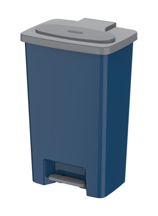 Cosmoplast - Step On Waste Bin with Pedal -Pearl Blue 50.0Liters - Image 1