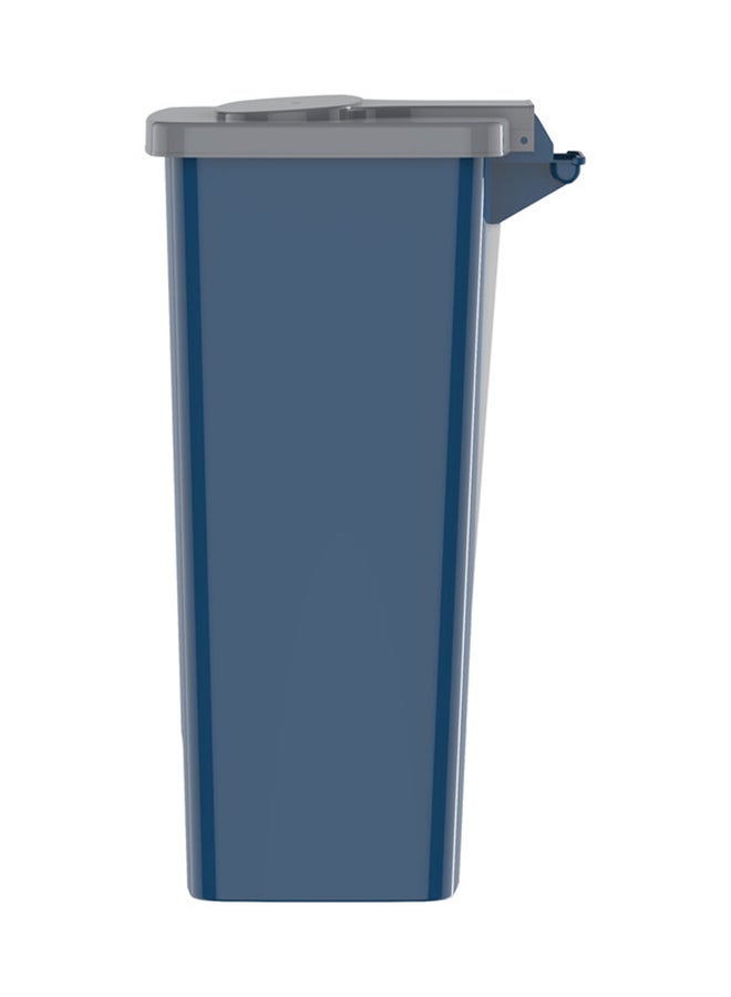 Cosmoplast - Step On Waste Bin with Pedal -Pearl Blue 50.0Liters - Image 1
