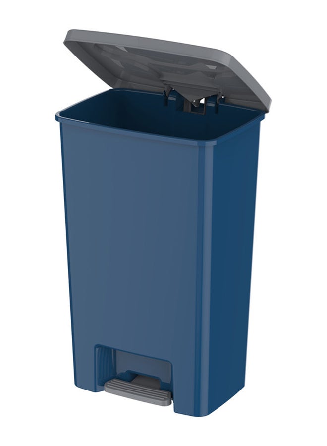 Cosmoplast - Step On Waste Bin with Pedal -Pearl Blue 50.0Liters - Image 1