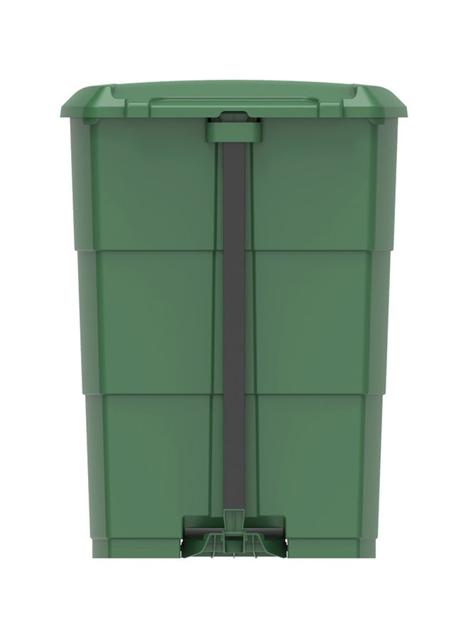 Cosmoplast Step-On Waste Bin With Pedal Hunter Green 70.0Liters  - Image 3