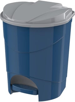 كوزموبلاست سلة مهملات مع دعسة ازرق 10.0لترات  - Image 1