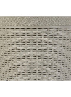 10L Plastic Rattan Wicker Storage Waste Basket (Grey) Grey 10.0Liters - pnsku/N27041249A/45/_/1728979079/8ea0d95f-3c47-451c-b5ff-84ce1c8f8fe3