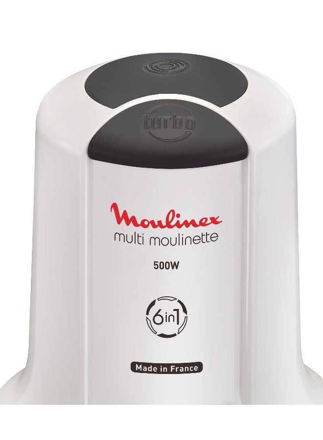 Moulinex 6-In-1 Multi Moulinette Chopper 500 ml 500 W AT723127 White / multicolor - Image 4