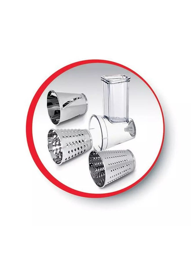 Moulinex - Kitchen Machine | Masterchef Gourmet Kitchen Machine | Silver | Stainless Steel/Plastic | 2 Years Warranty 1100 W QA513D27 Black/Silver - Image 1