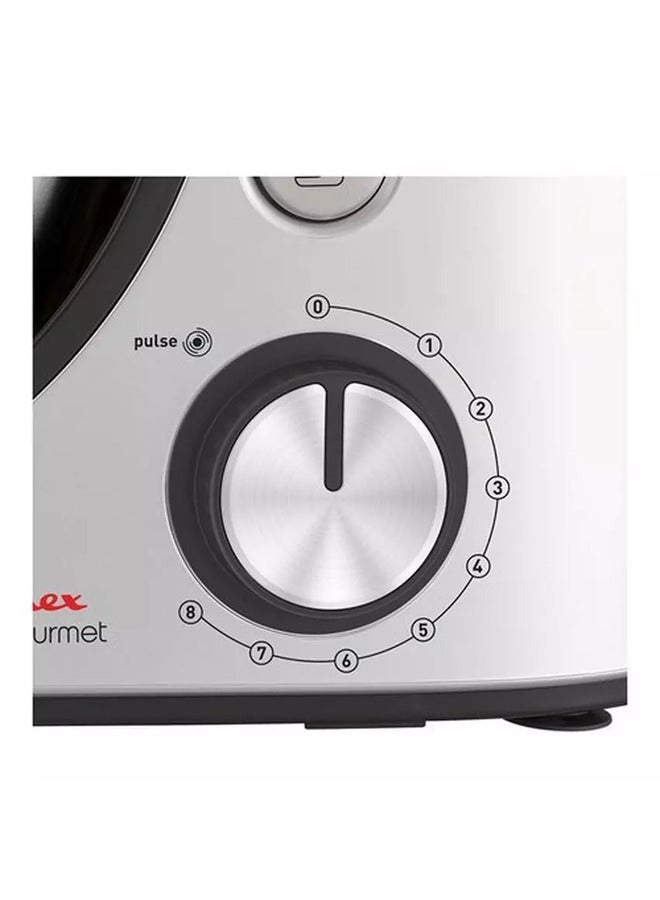 Moulinex - Kitchen Machine | Masterchef Gourmet Kitchen Machine | Silver | Stainless Steel/Plastic | 2 Years Warranty 1100 W QA513D27 Black/Silver - Image 1