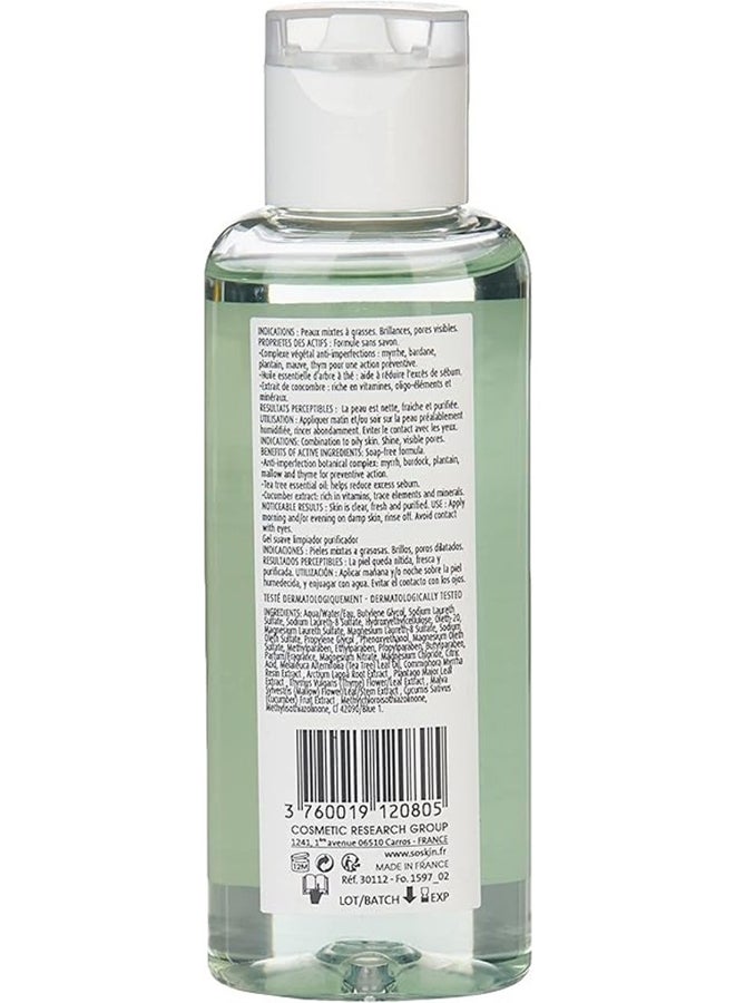 Soskin Gentle Purifying Cleansing Gel, Infused With Mild Ingredients, Purifies And Refreshes, 100Ml 100ml
