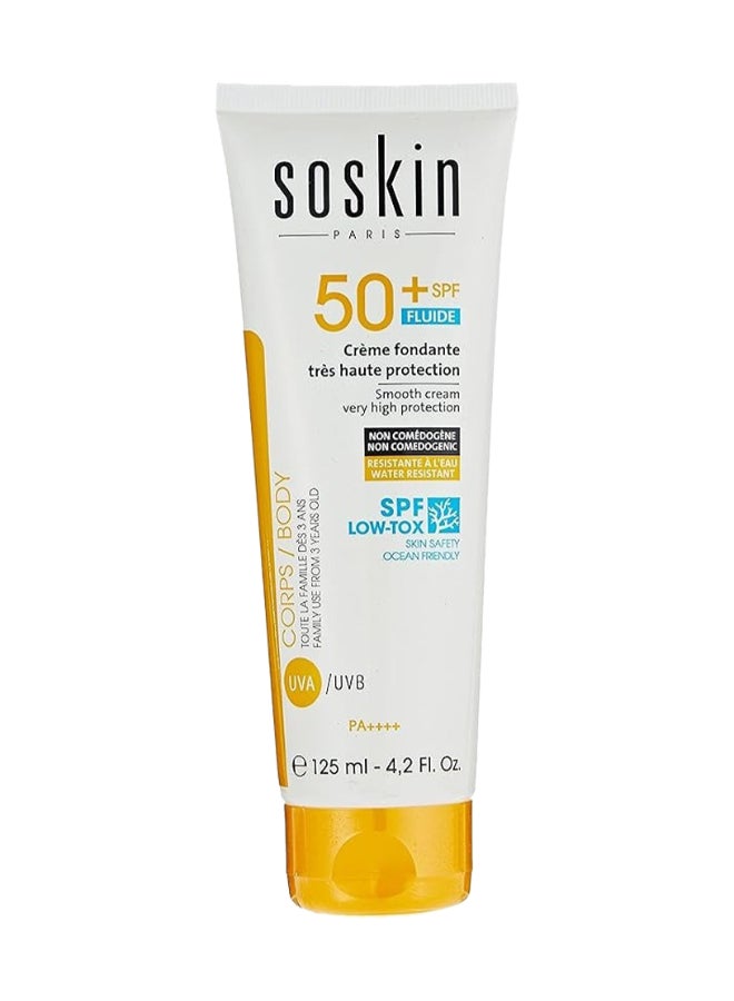 Soskin Paris Smooth Cream Very High Protection Spf 50+ For Body, Ocean-Friendly And Low-Tox Formula 125ml - Image 1
