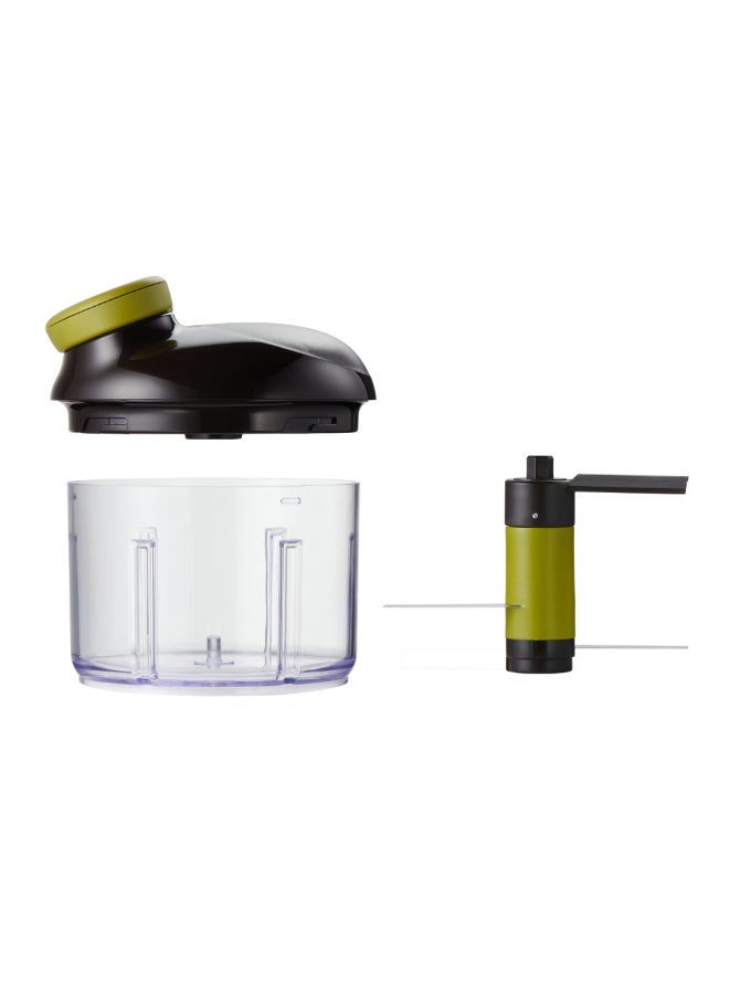 تيفال TEFAL مفرمة طعام يدوية | مفرمة 5 ثوانٍ | 900 مل | سريعة وسهلة الاستخدام | شفرات فولاذ مقاوم للصدأ | آمنة | نتائج متعددة الاستخدامات | أسود / ليمون غامق | ضمان لمدة سنتين | K1320404 900ملليلتر - Image 2