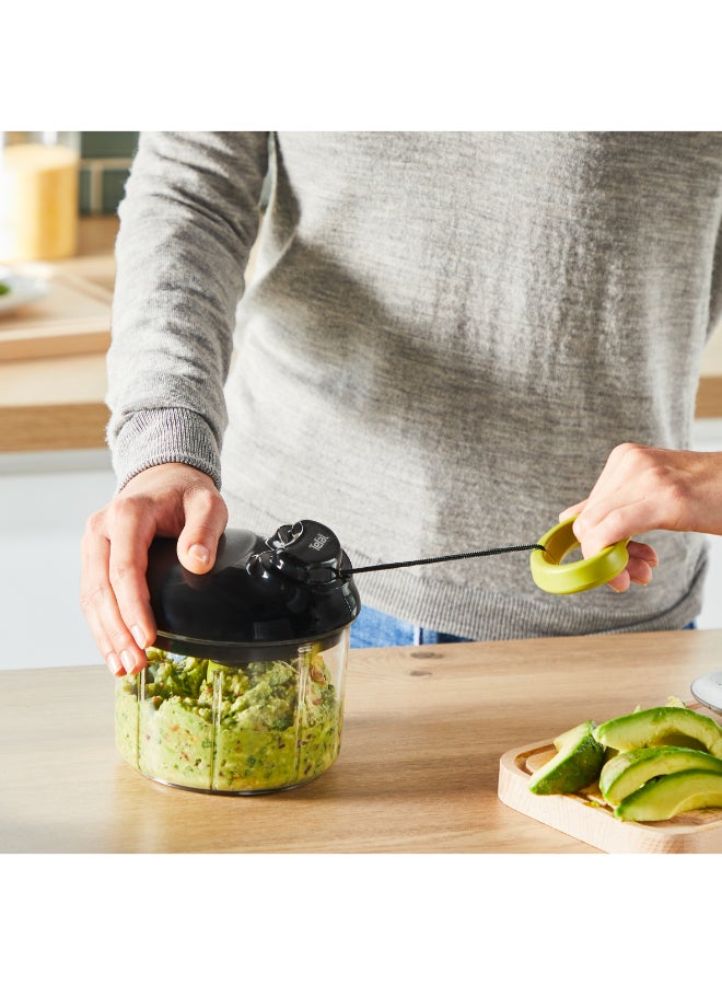 تيفال TEFAL مفرمة طعام يدوية | مفرمة 5 ثوانٍ | 900 مل | سريعة وسهلة الاستخدام | شفرات فولاذ مقاوم للصدأ | آمنة | نتائج متعددة الاستخدامات | أسود / ليمون غامق | ضمان لمدة سنتين | K1320404 900ملليلتر - Image 5