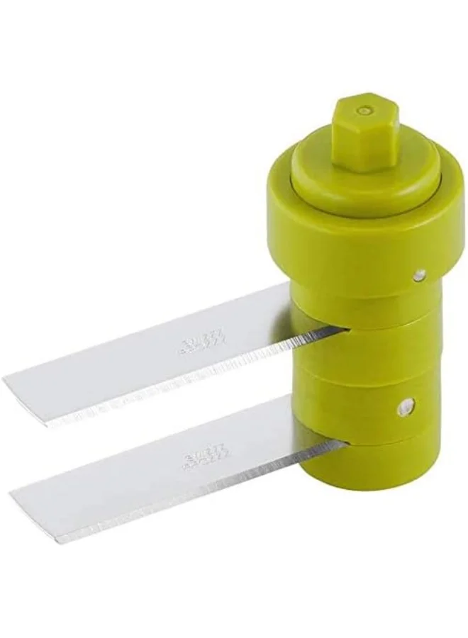 Tefal Manual Food Chopper | 5-Second Chopper 500 Ml | Quick And Easy To Use | Stainless Steel Blades | Secure | Versatile Results | White/Dark Citronnelle | 2 Years Warranty | K1330404 White/Dark Citronnelle 500ml