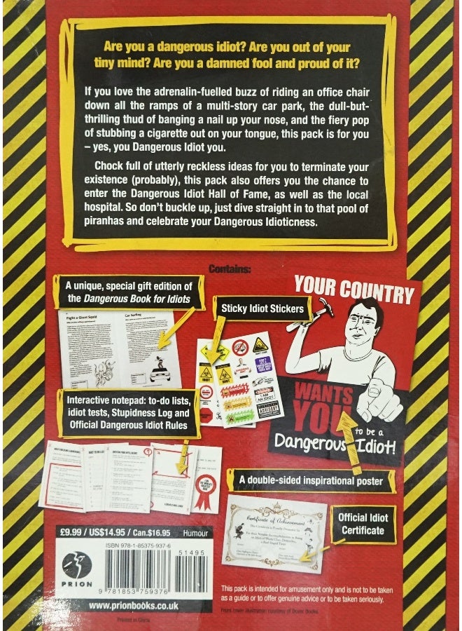 Dangerous Pack For Idiots: 67 Crazy Projects For Reckless Fools Paperback English by Adrian Besley - 01 September 2015 - Image 2