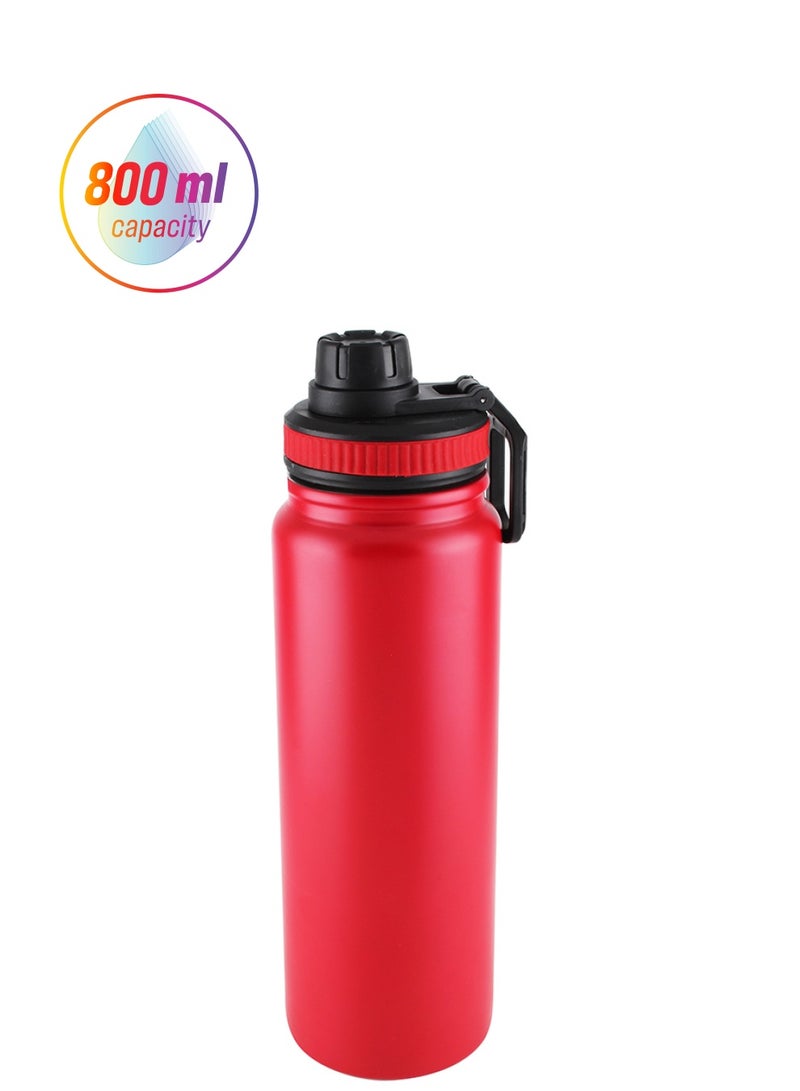 Nessan Vacuum Flask Red/Black - Image 1