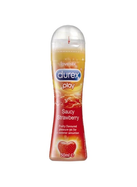 Play Saucy Strawberry Pleasure Gel 50ml