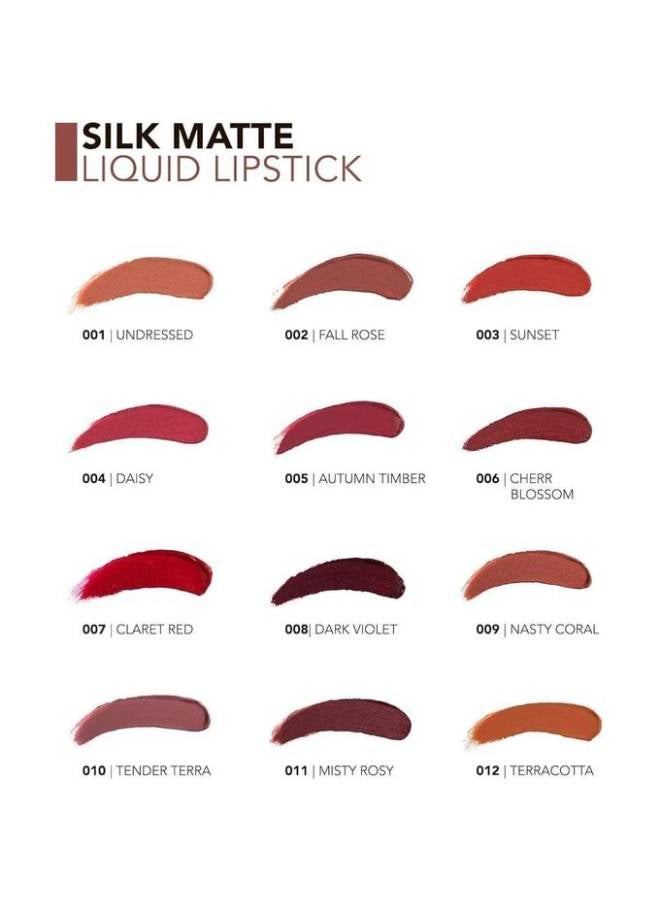 flormar Silk Matte Liquid Lipstick – 009 Nasty Coral – High-Pigment Ultra Matte Finish, Long-Wear Comfort, Nourishing Oils, Velvety Smooth Look 09 Nasty Coral - Image 3