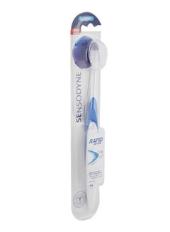 Toothbrush for Sensitive Teeth Rapid Action Brush with Soft Bristles Multicolour