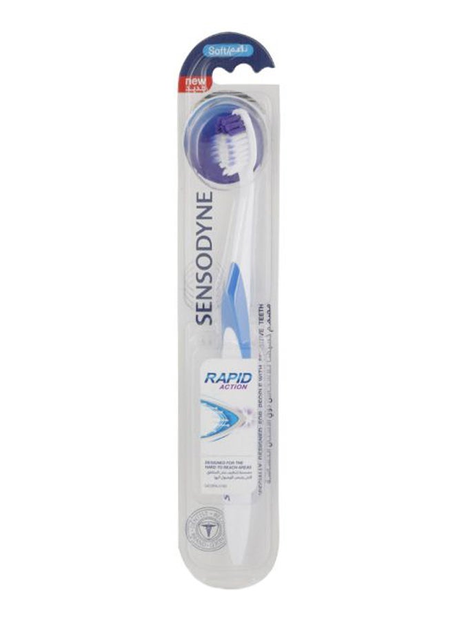 Sensodyne - Toothbrush for Sensitive Teeth Rapid Action Brush with Soft Bristles Multicolour - Image 1