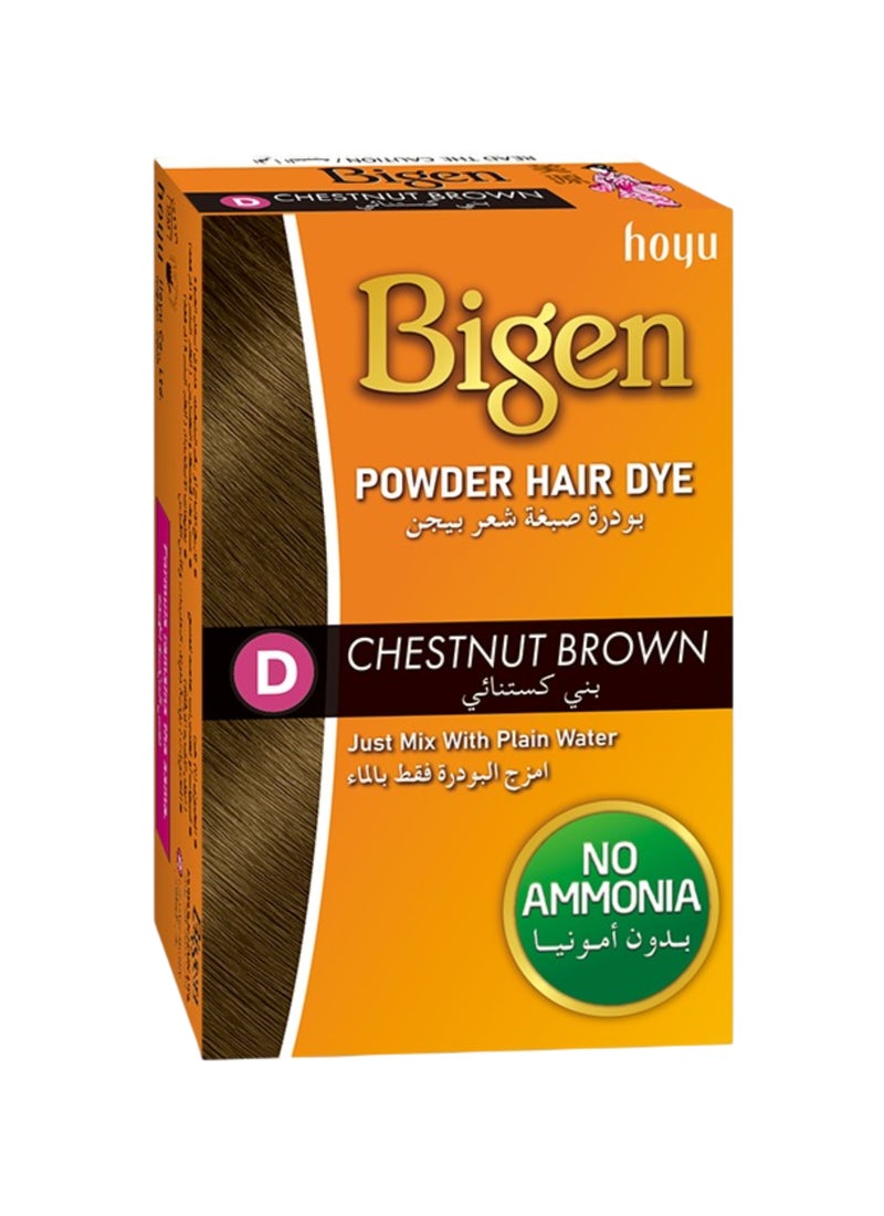 بايجن مسحوق لصبغ الشعر الكستناء البني 6جرام