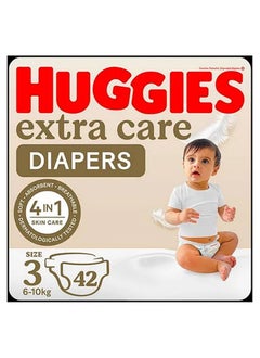 Huggies Extra Care Diapers Size 3 (6 - 10kg) Value Pack  - Image 2