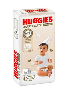 Huggies Extra Care Diapers Size 3 (6 - 10kg) Value Pack  - Image 1