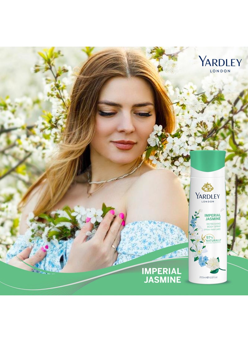 ياردلي بخاخ منعش للجسم بالياسمين 200ملليلتر - Image 3