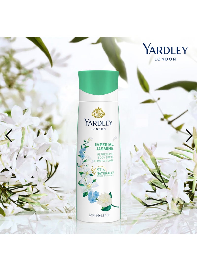 ياردلي بخاخ منعش للجسم بالياسمين 200ملليلتر - Image 2