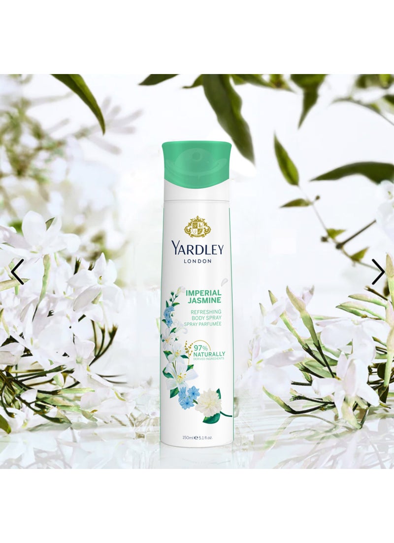 ياردلي بخاخ الجسم برائحة الياسمين الإمبراطوري 150ملليلتر - Image 2