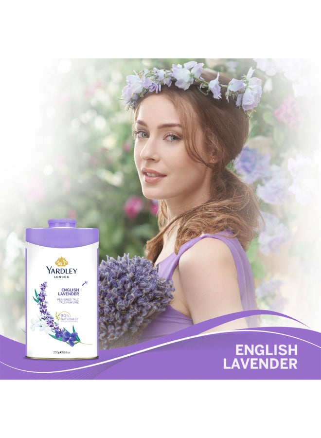 Yardley - English Lavender Talc 250grams - Image 1