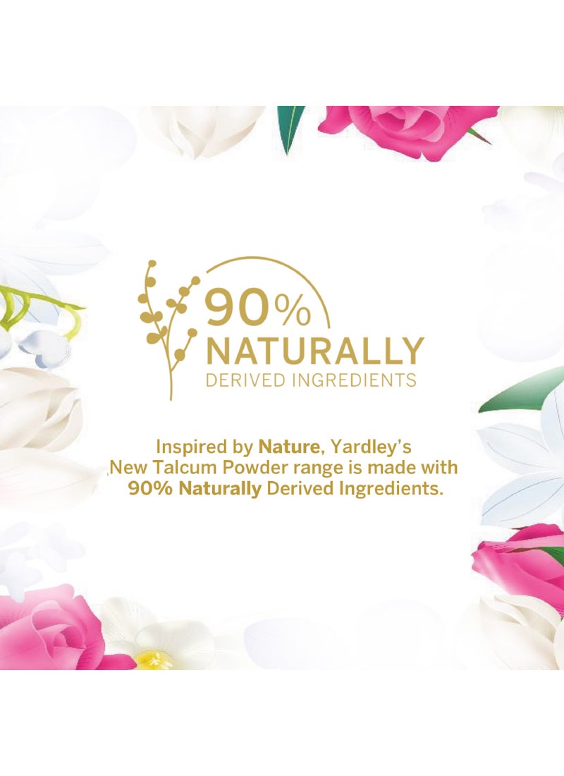 Yardley English Rose Perfumed Talc 125grams - Image 4