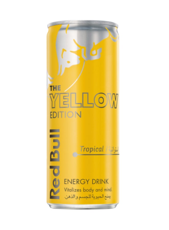 Red Bull Tropical Energy Drink Tropical Mix 250ml  Single  - Image 1