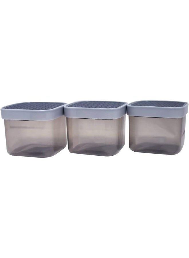 Kuber Industries 3-Piece Multi-Purpose Storage Container Grey - Image 5