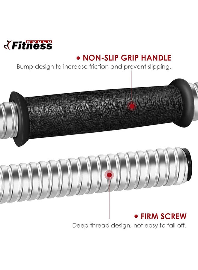 Fitness World Weight Lifting Dumbbell Set With Carry Box 30kg 30kg - Image 3