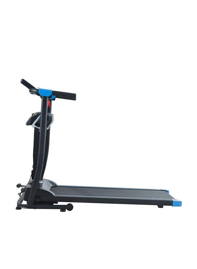 Fitness World - Small electric treadmill with a power of 1 HP, a treadmill that holds a weight of up to 90 kilograms, and a home massage device 1meter - Image 1
