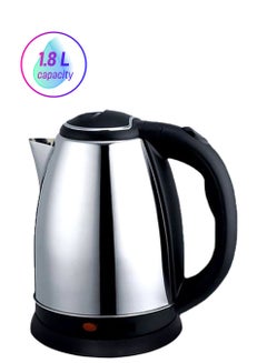 Generic Electric Kettle 1.8L 1.8 L no159 Silver/Black  - Image 1