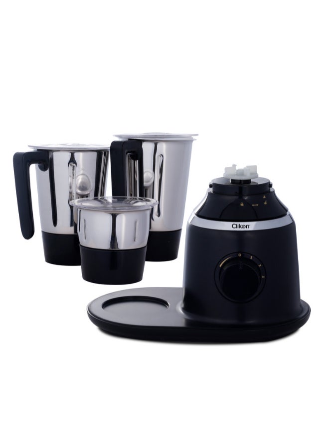 Clikon 3-Piece Electric Blender 1 L 750 W YTRE987660 Black/Silver - Image 3