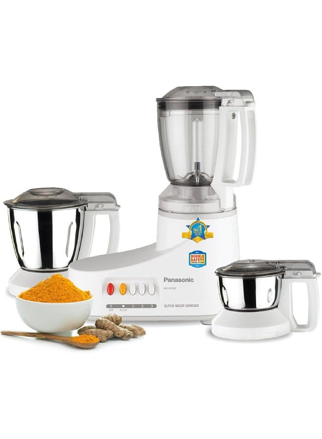 باناسونيك مطحنة خلاط مزوّدة بـ 3 أوعية 1 L 1000 W MXAC300 أبيض - Image 1