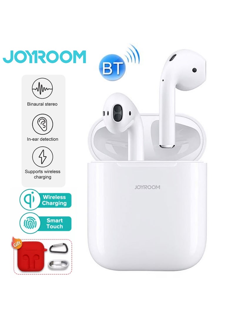 JR-T03S TWS Semi In-Ear Earphones Wireless Earbuds And Equipped With Anti-Fingerprint Silicon Case With Power Box Standard Version White - pnsku/N27393383A/45/_/1739262241/1a8dfde1-83c0-40f4-86d7-48c1f0d363af