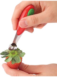 joie Strawberry Hull And Slice Red/Green 4.5x1.2x7inch  - Image 4