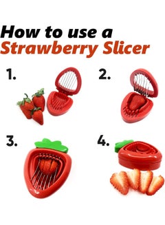 joie Strawberry Hull And Slice Red/Green 4.5x1.2x7inch  - Image 5