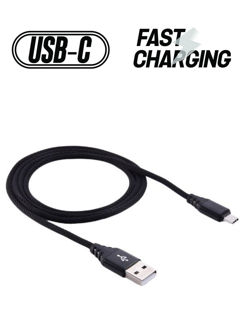 Type-C Data Sync And Charging Cable Black