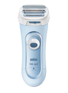 BRAUN Silk-Epil Cordless Wet And Dry Electric Lady Shaver 5-160 - 3-in-1 Shaver Blue/White  - Image 2